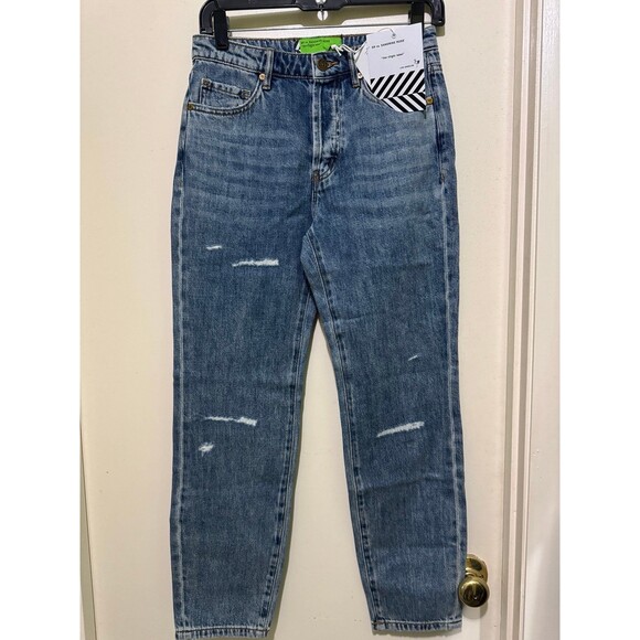 SR vs SANDRINE ROSE "the virgin label" Free People jeans  27 NWT - Picture 1 of 5